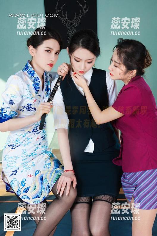 丽柜 - 图册封面是李同学，这次韩系新职员扮相太有趣！